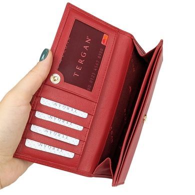 Women's wallet by Tergan (T&uuml;rkiye) made of genuine leather.