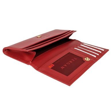 Women's wallet by Tergan (T&uuml;rkiye) made of genuine leather.