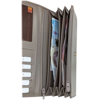Women's wallet by Tergan (T&uuml;rkiye) made of genuine leather.