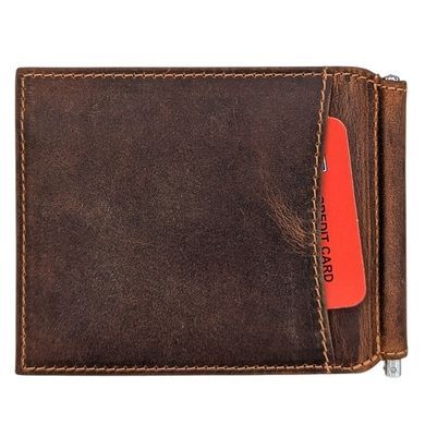 Money clip by Tergan (T&uuml;rkiye) made of genuine leather.