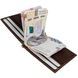 Money clip by Tergan (T&uuml;rkiye) made of genuine leather.