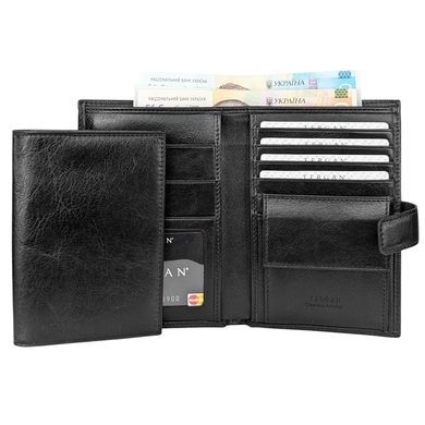 Men's wallet by Tergan (T&uuml;rkiye) made of genuine leather.
